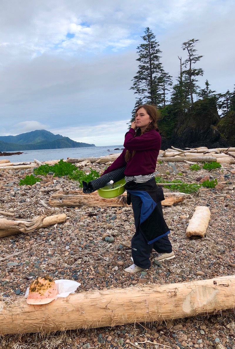 Annie on the beach