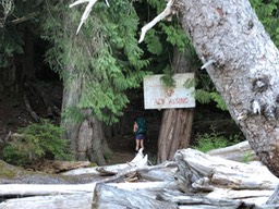 The Hike challenge up that rockface