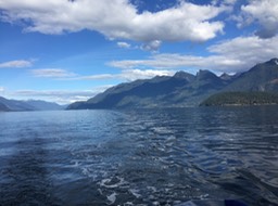 Up past local Bowen Isle